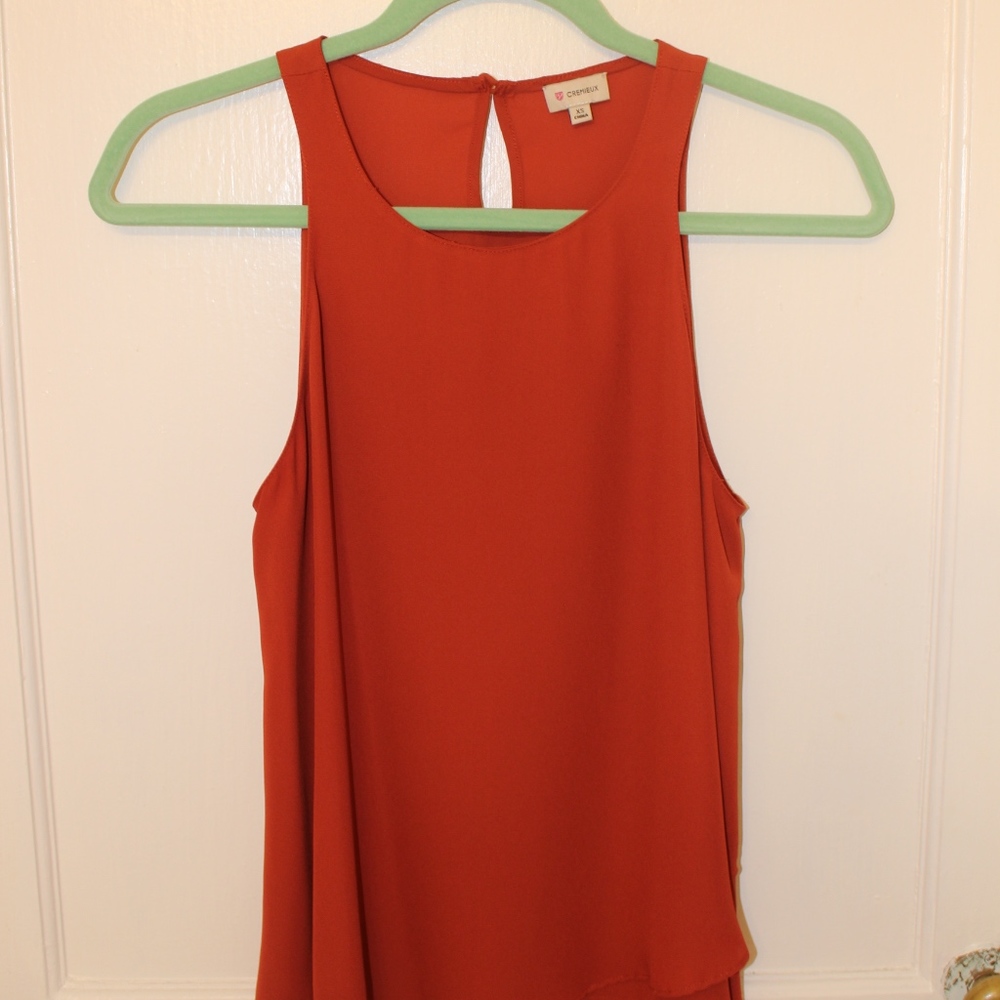 Burnt Orange Tanktop Shirt